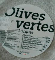 Olives vertes Lucques