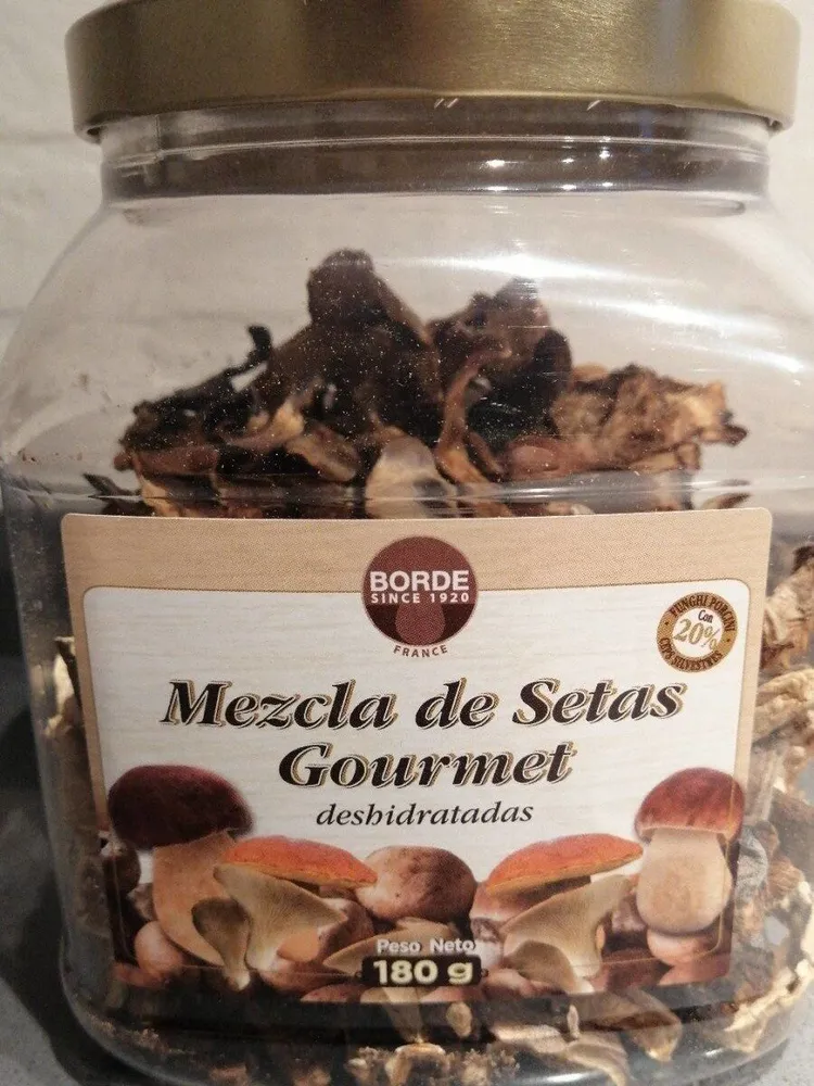 Mezcla de setas deshidratas
