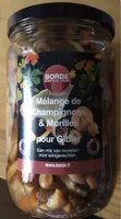 Borde melange de champignons morilles pour gibier