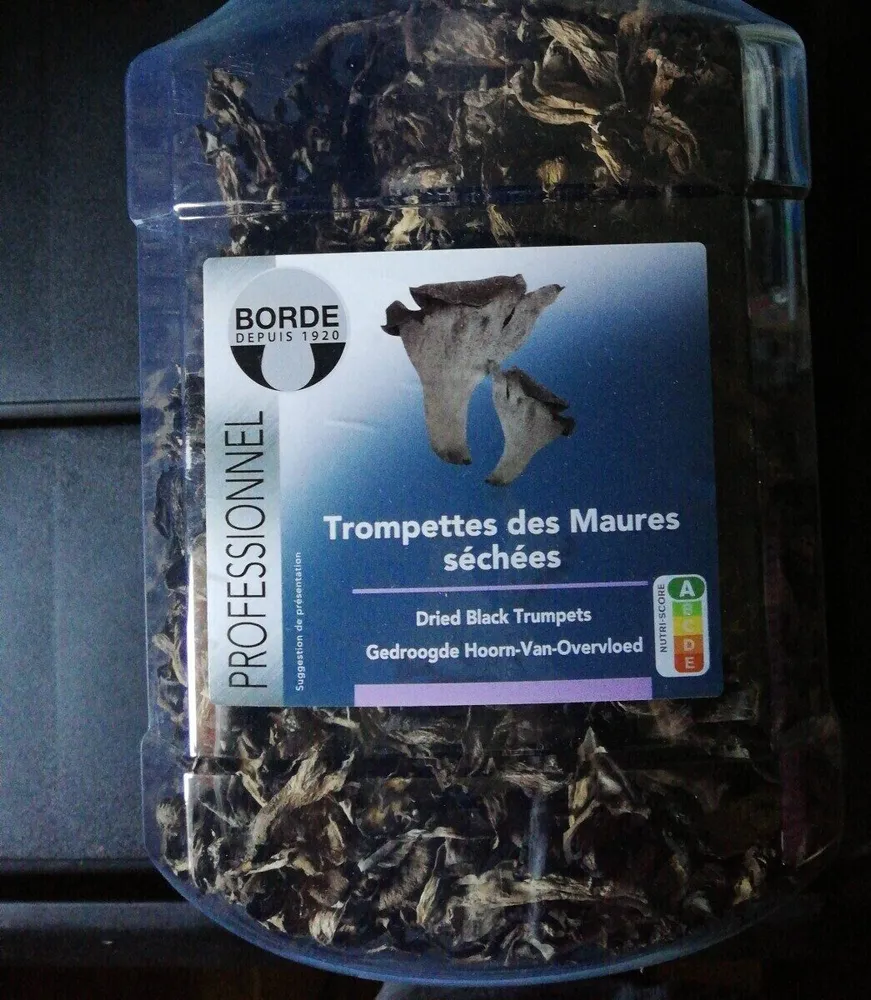 Trompettes des maures séchées