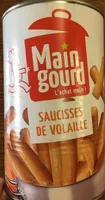 Saucisses de volaille