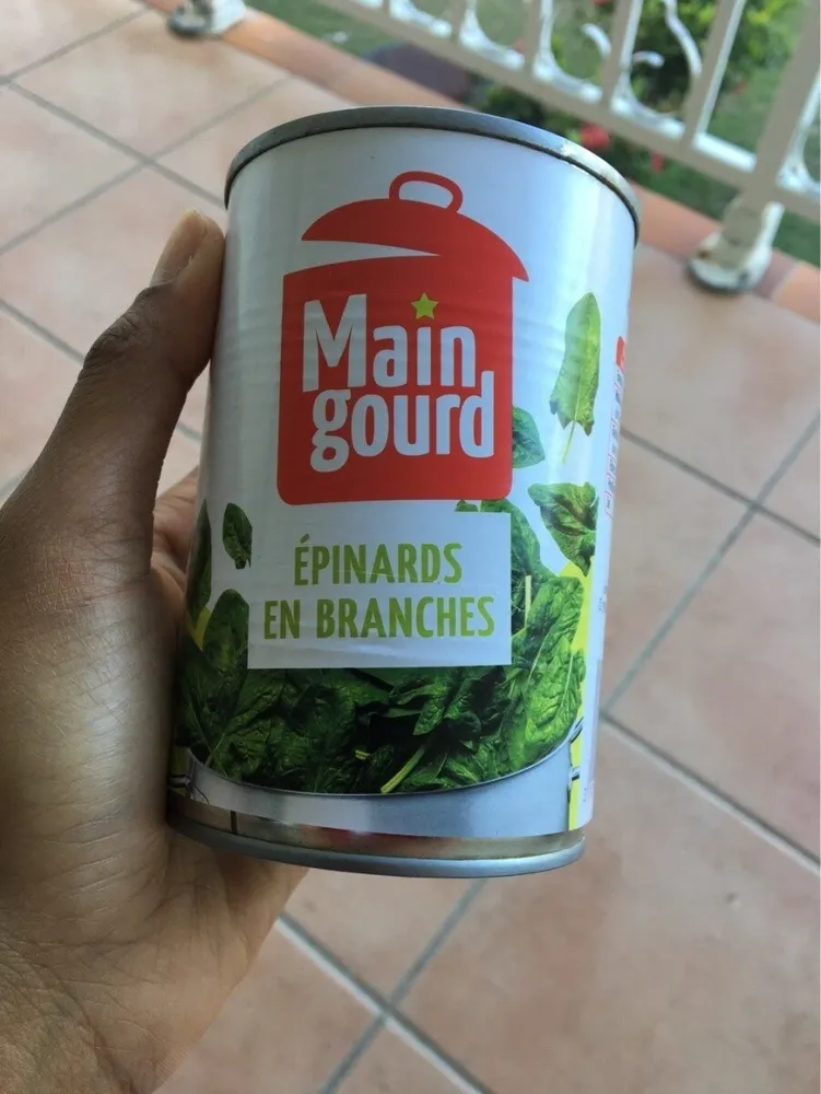Epinards en branche