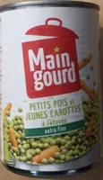 Petits poids et jeunes carottes à l’étuvée
