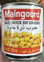 Maïs doux en grains sous vide