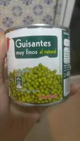 Guisantes muy finos al natural