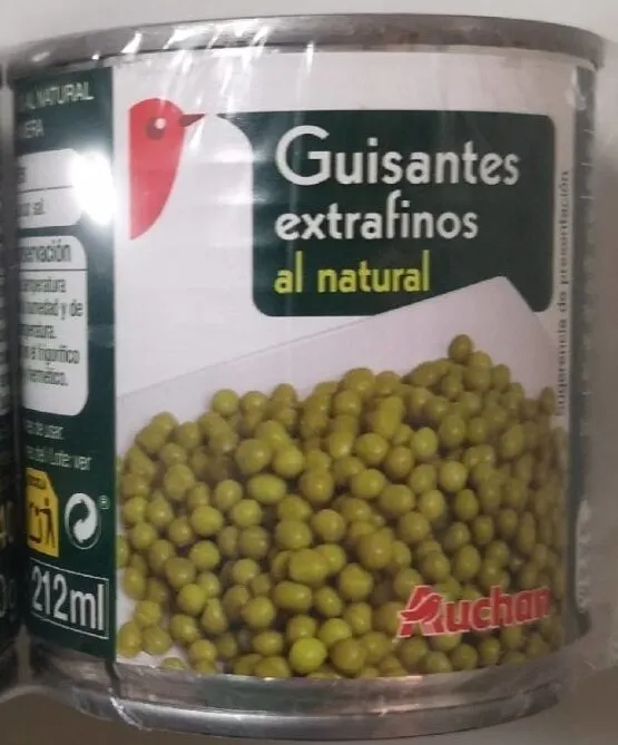 Guisantes extra finos al natural