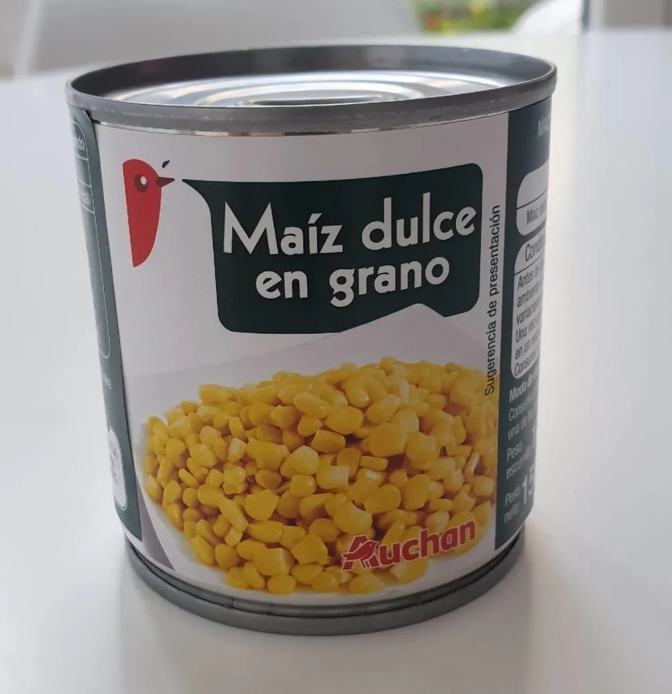 Maiz dulce en grano