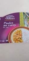 Poulet au curry et son riz