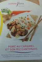 Porc au Caramel et son Riz Cantonais