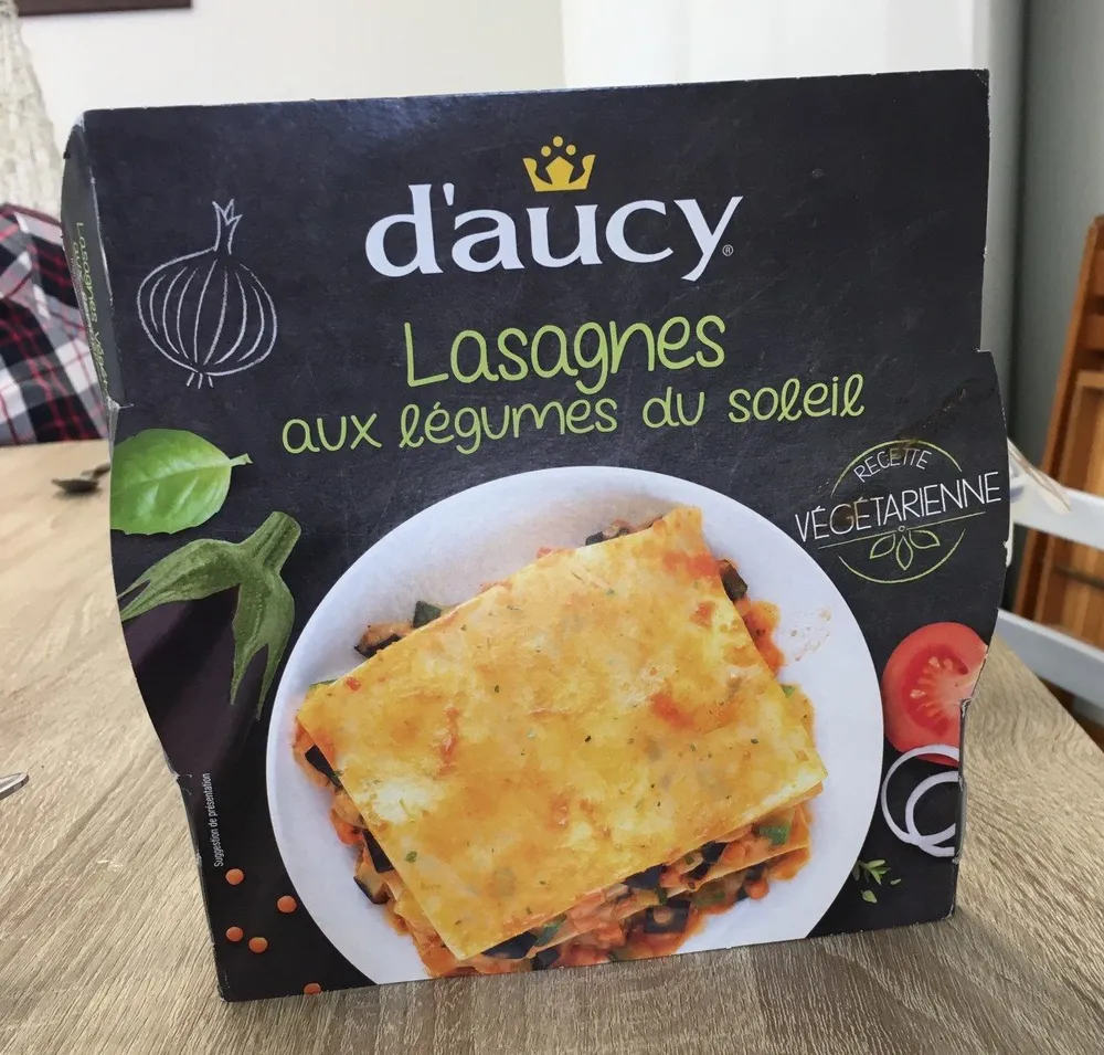Lasagnes aux legumes du soleil