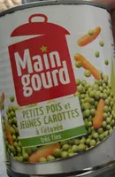 Petit pois et jeunes carottes