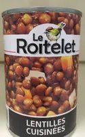 Lentilles cuisinées