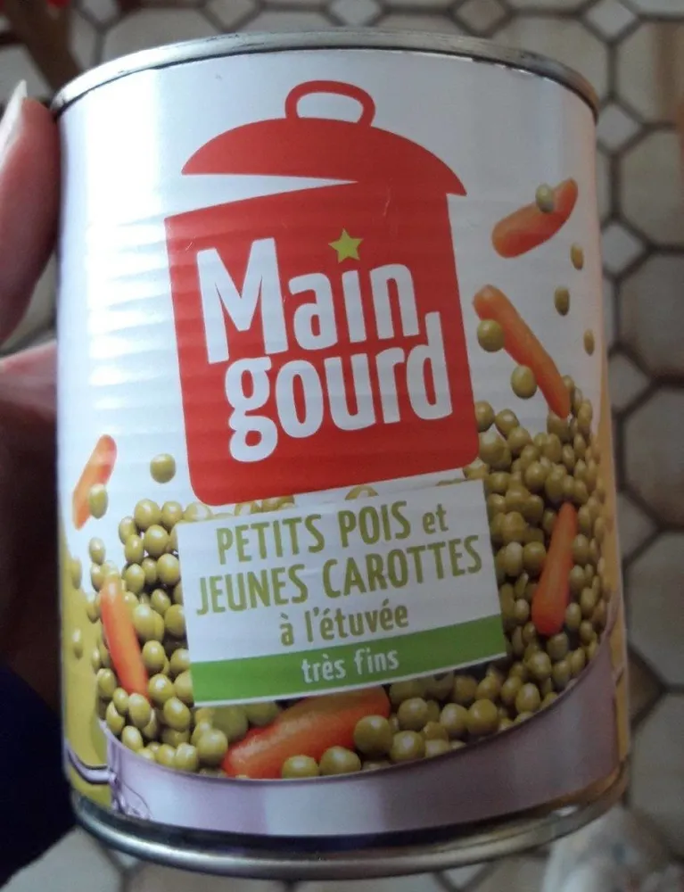 Petits pois  et jeunes carottes
