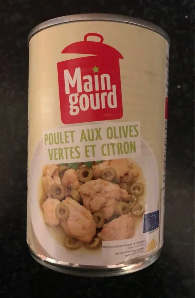 Poulet aux olives vertes et citron