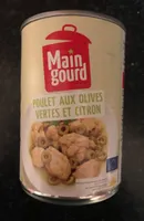 Poulet aux olives vertes et citron