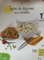 Tajine de légumes aux céréales