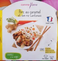 Porc au caramel et son riz Cantonais