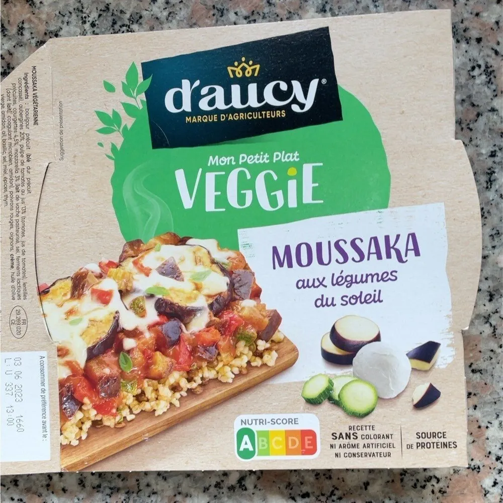 Moussaka aux légumes du soleil