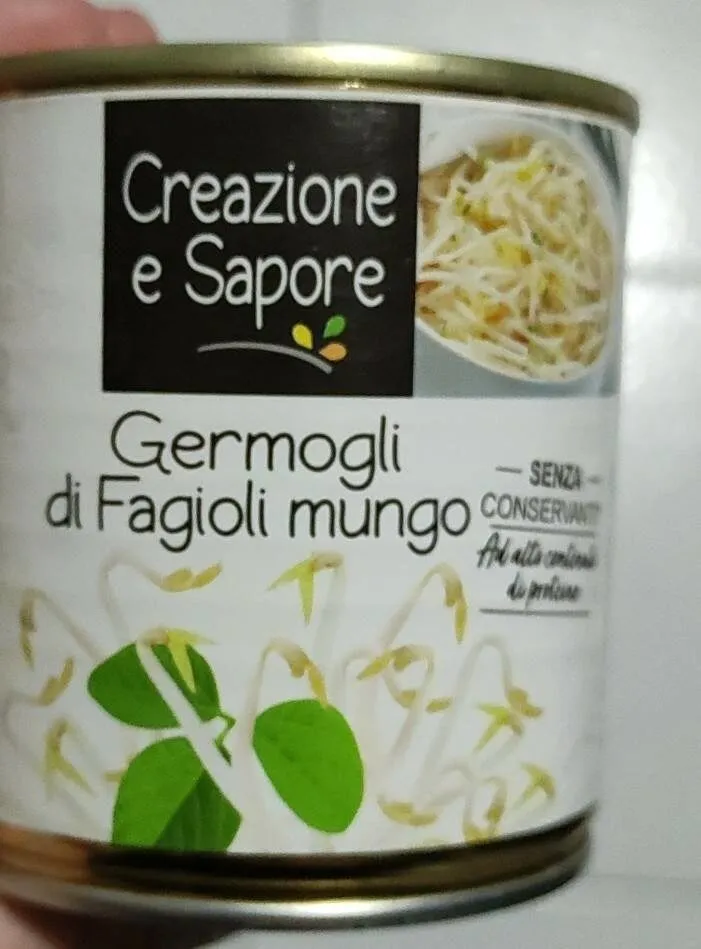 Germogli di fagioli mungo