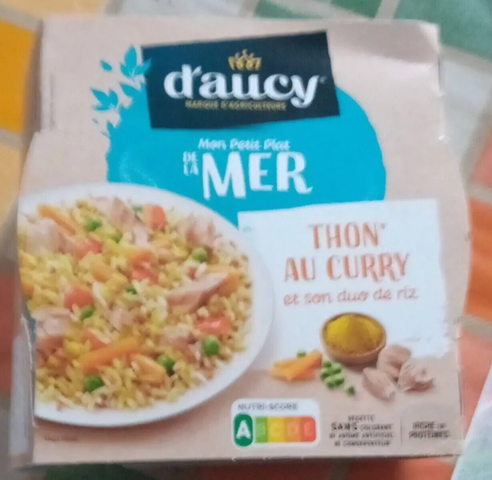 Mon Petit Plat DE LA MER THON AU CURRY et son duo de riz