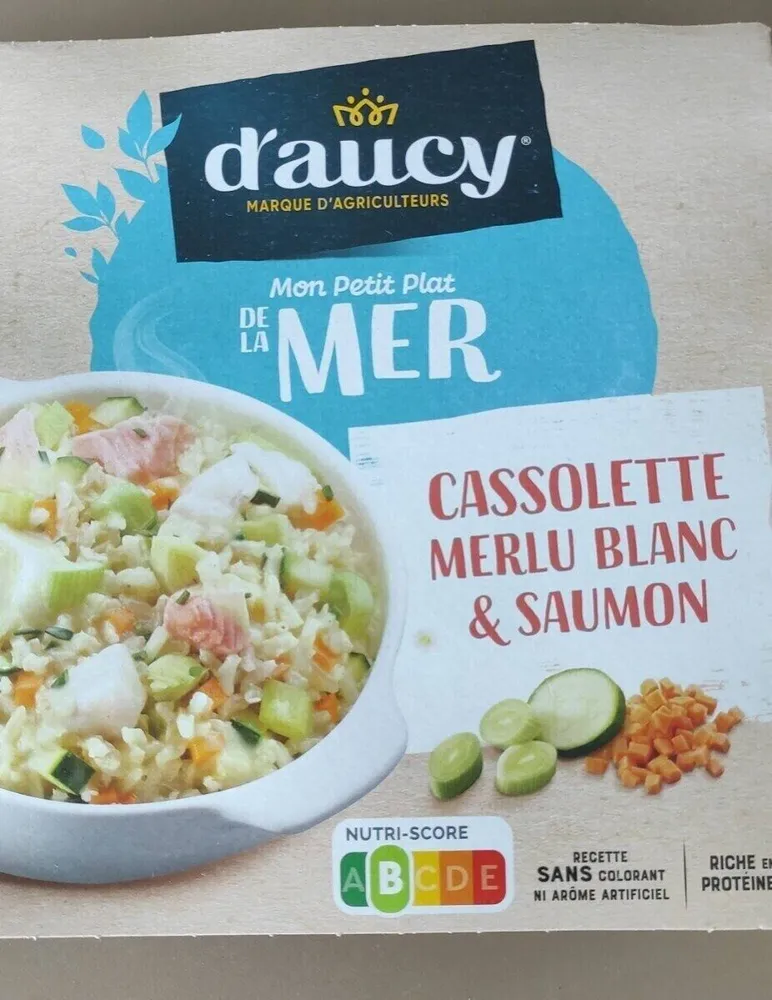 Mon Petit Plat DE LA MER CASSOLETTE MERLU BLANC & SAUMON