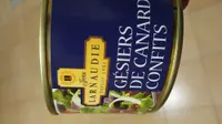 Gésiers de canard confit entiers