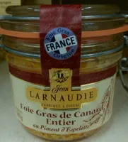 Foie gras de canard entier au piment d'Espelette