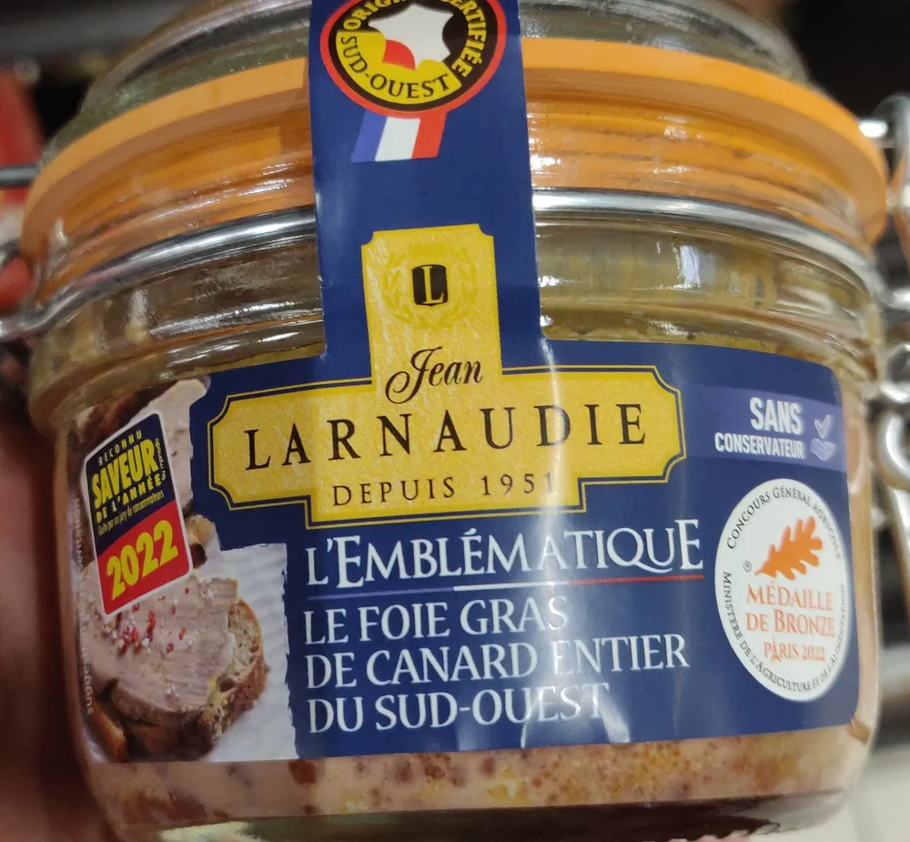 Foie Gras de canard entier du Sud-Ouest
