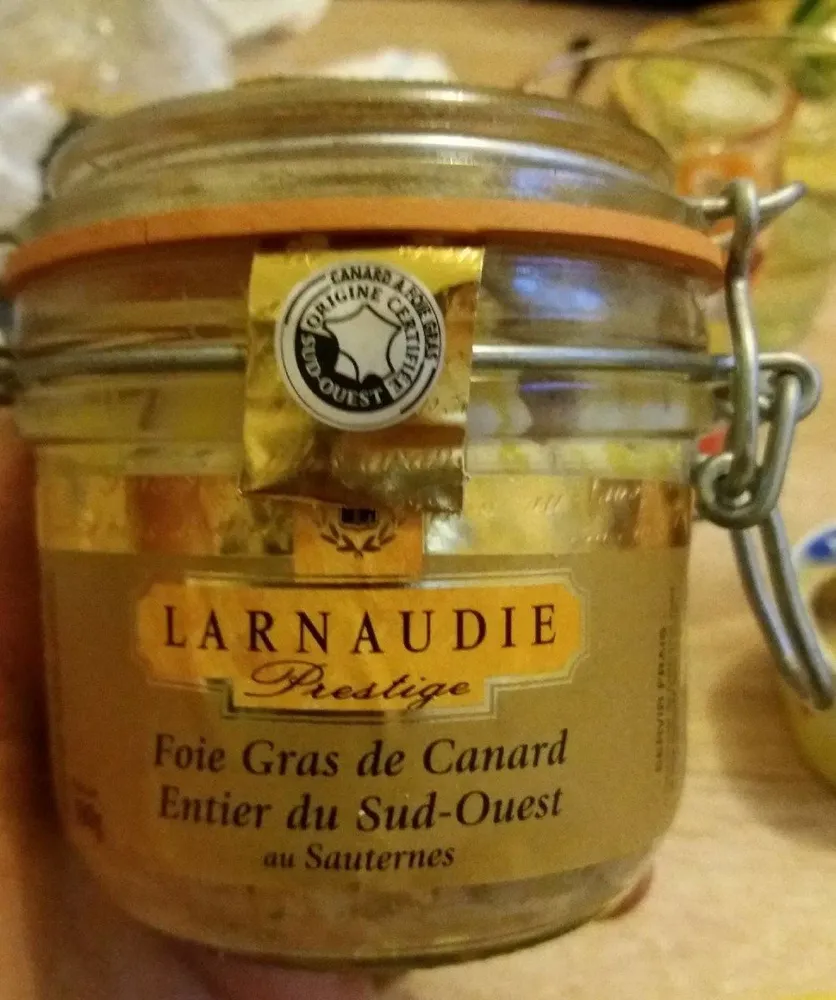 Foie gras de canard entier au Sauternes Prestige
