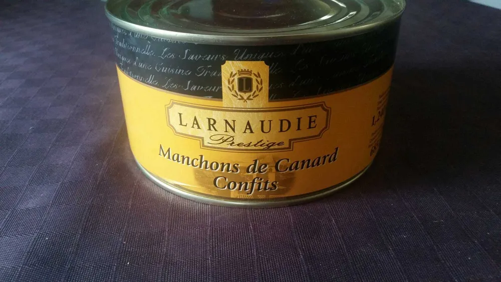 Manchons de canard confits