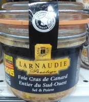 Foie gras de canard entier du Sud-Ouest sel & poivre