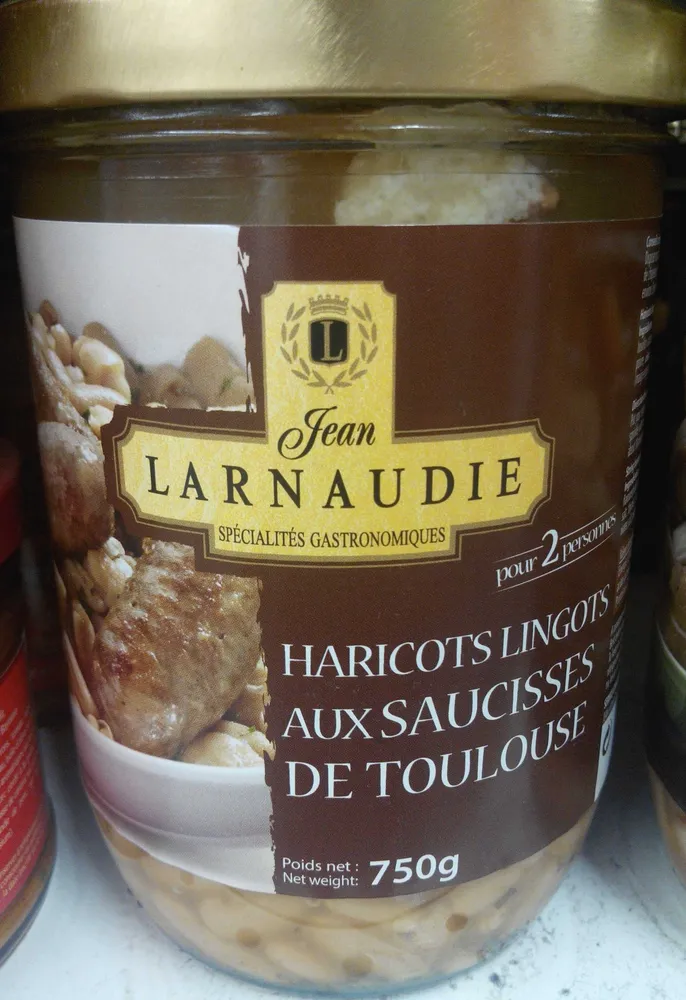 Haricots lingots aux saucisses de Toulouse