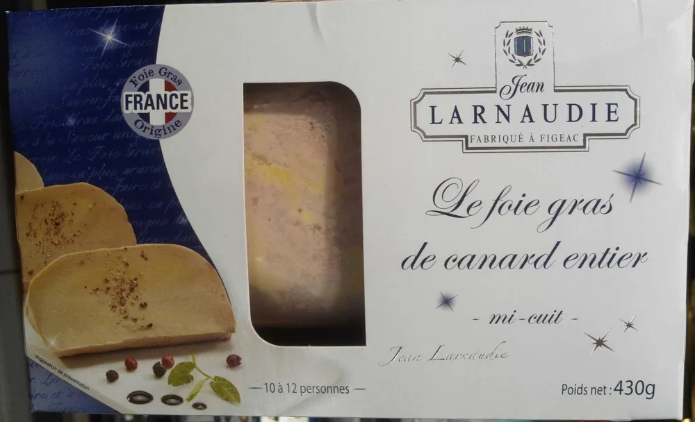 Le foie gras de canard entier mi-cuit