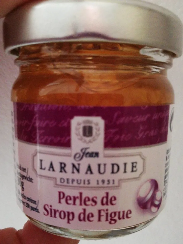 Perles de sirop de figue