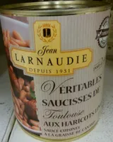 Véritables saucisses de Toulouse aux haricots lingots