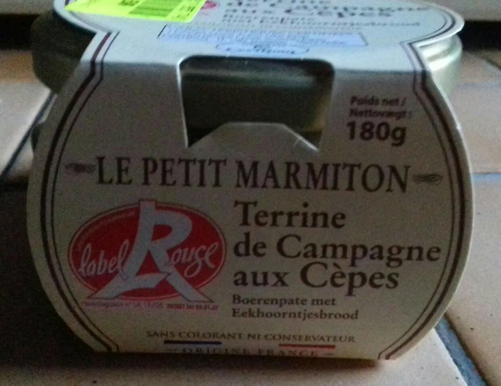 Terrine de Campagne aux Cèpes