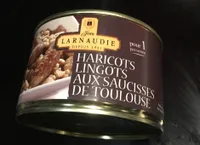 Haricots lingots saucisses de Toulouse