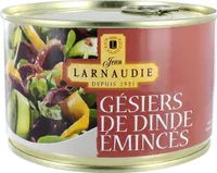 Gésiers de dinde émincés cuits dans la graisse de canard