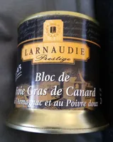 Bloc de foie gras de canard à l'Armagnac et au poivre doux
