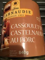 Jean Larnaudie Cassoulet de Castelnaudary au porc 840 g