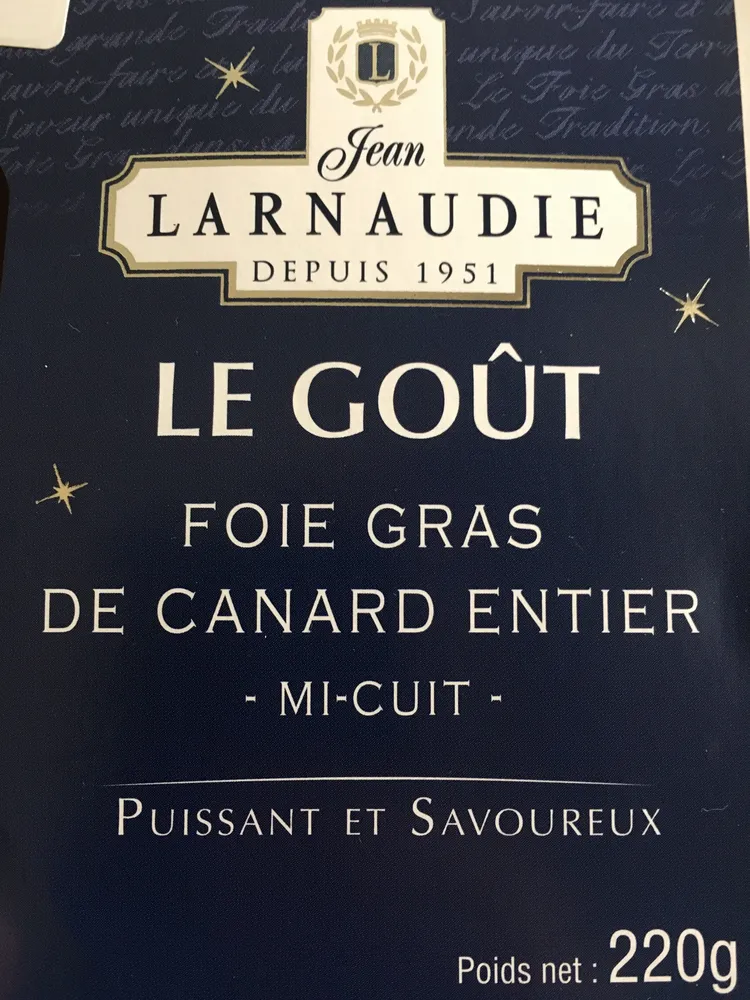 Foie Gras de Canard Entier