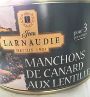 Manchons de canard aux lentilles