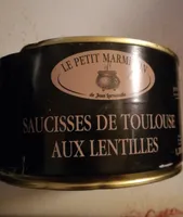 Saucisses de toulouse aux lentilles