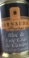 Bloc de foie gras de canard au sel de guérande