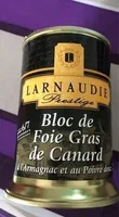 Bloc de foie gras de canard à l'Armagnac et au poivre doux
