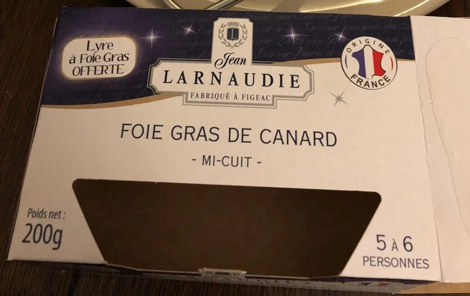 Foie gras de canard mi-cuit