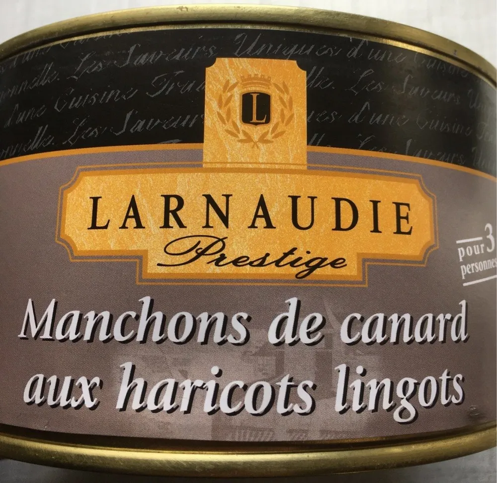 Manchons de canard aux haricots lingots