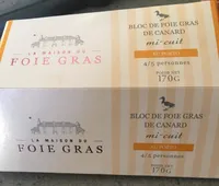 Bloc de foie gras de canard mi-cuit au Porto