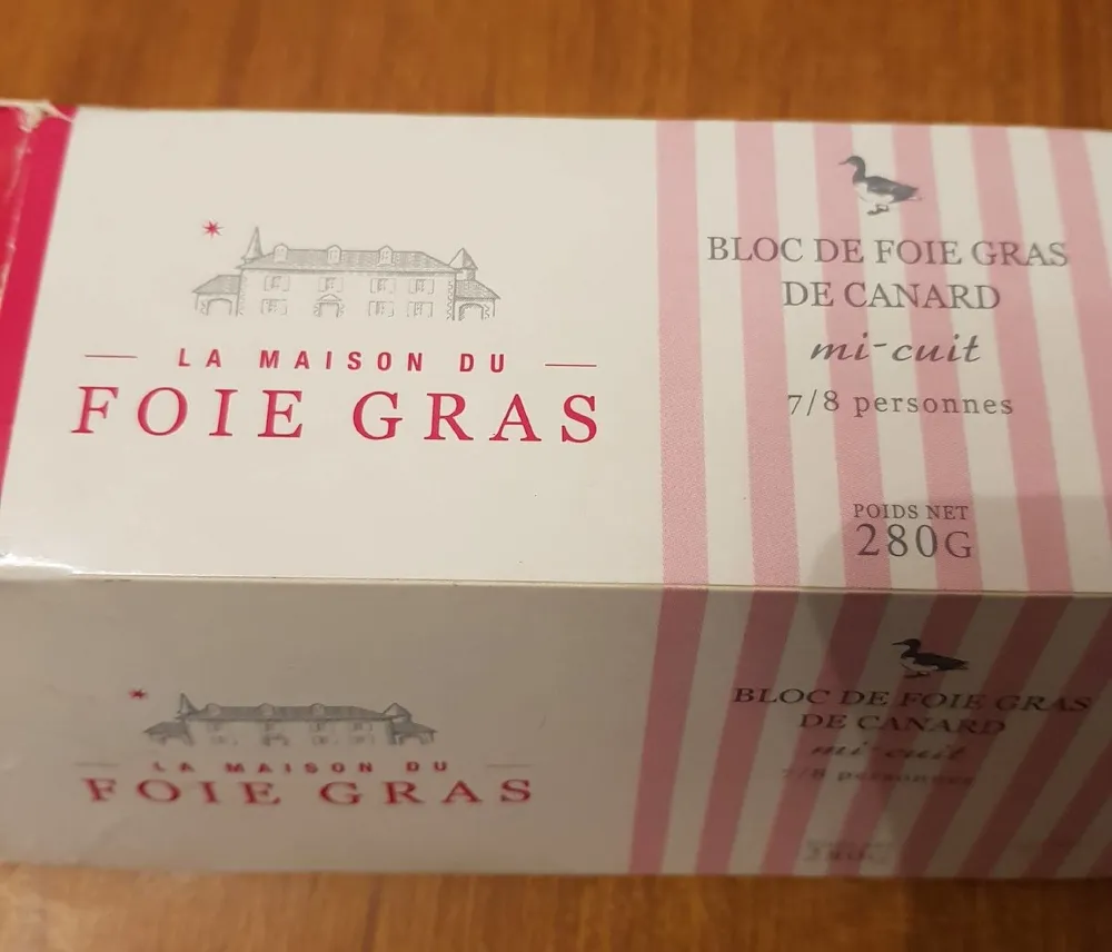 Bloc de foie gras de canard