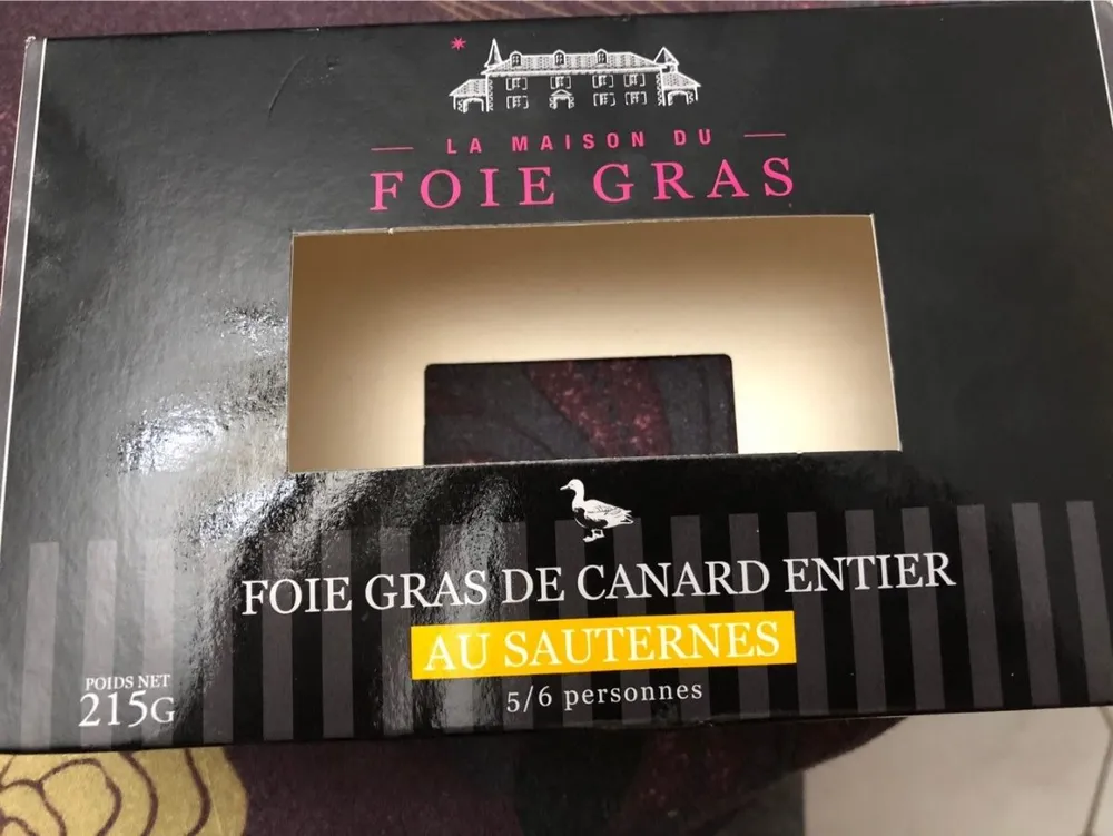 Foie gras au sauterne